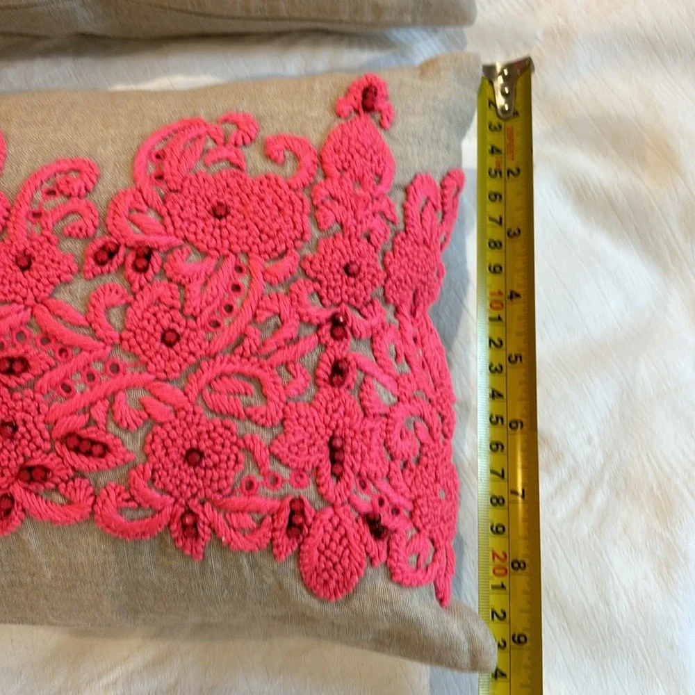 Kate Spade Linen Pillow case with insert